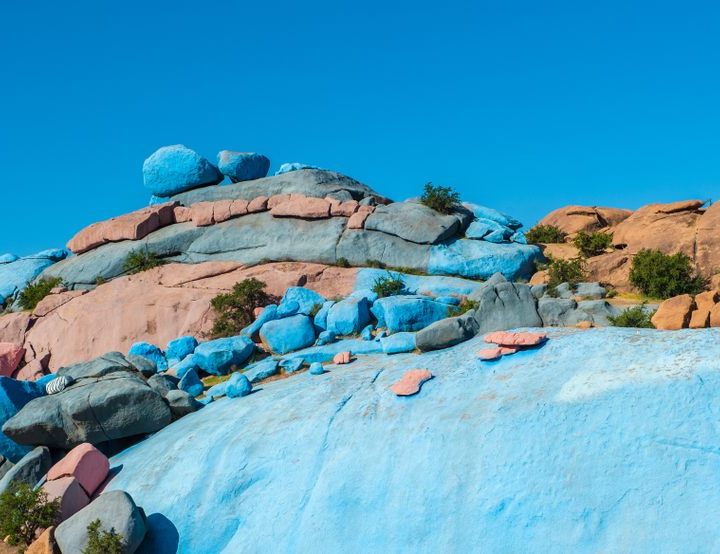 The Painted Rocks.