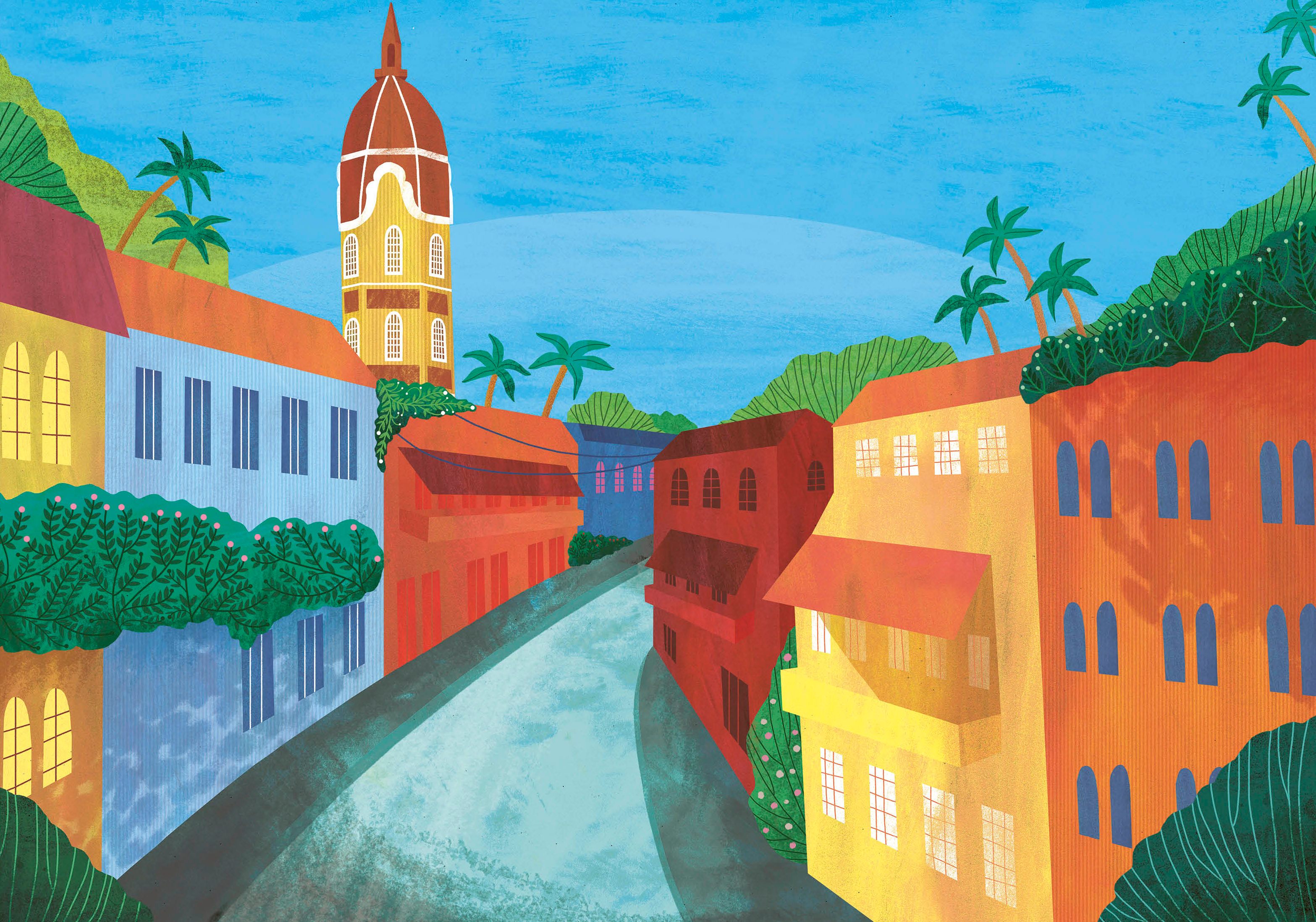 Cartagena's parks evoke the ones in Gabriel García Márquez's <em>Love in the Time of Cholera</em>.