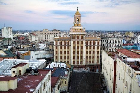 A prominent feature of the Havana skyline