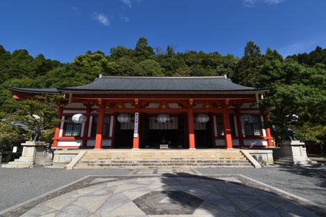 The main hall of Kurama-dera.