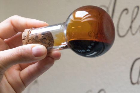 A batch of traditional balsamic vinegar from Acetaia di Giorgio.