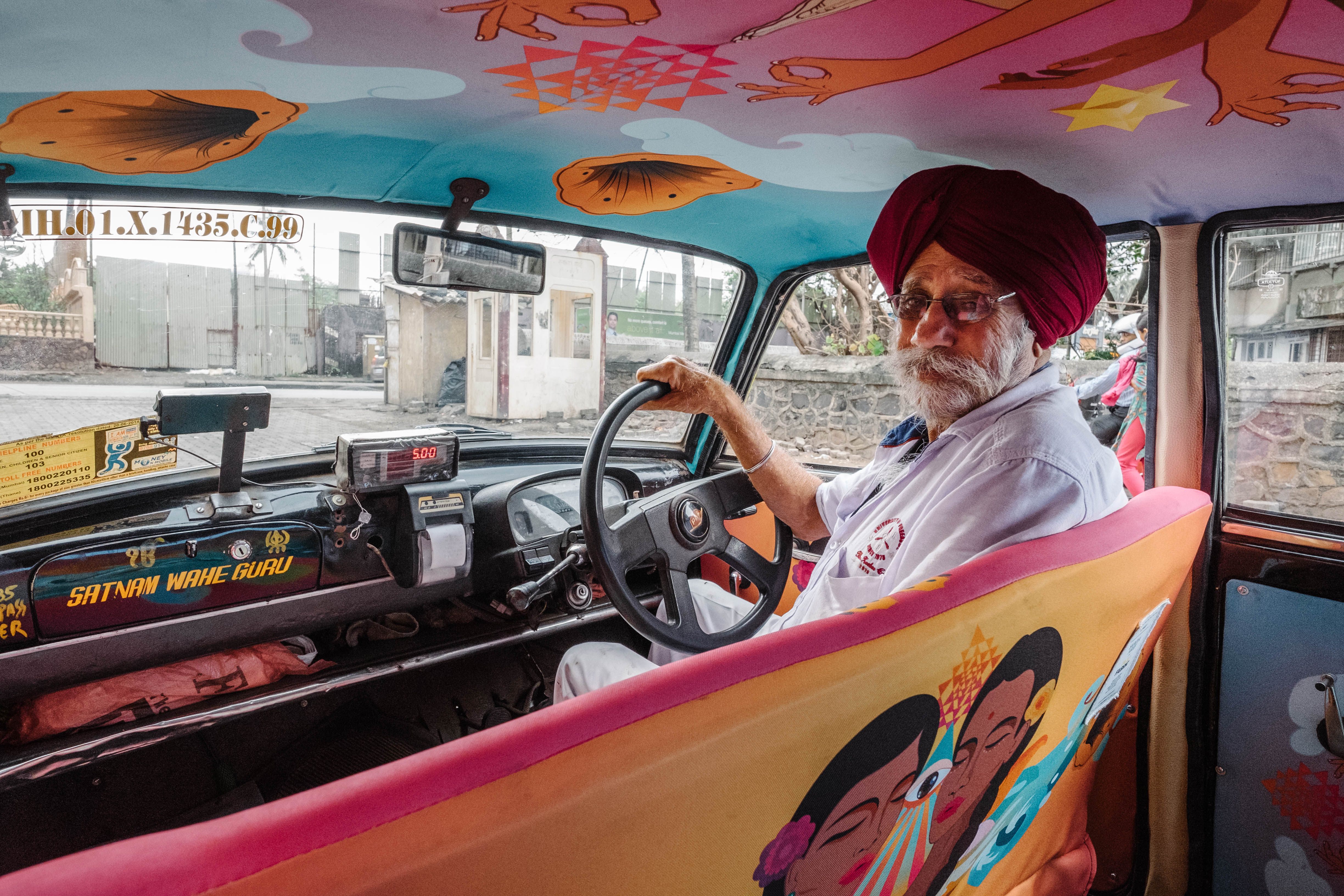 "Monad," by Pakistani artist Samya Arif, explores the commonalities and differences between Indians and Pakistanis. (Photo: Taxi Fabric)