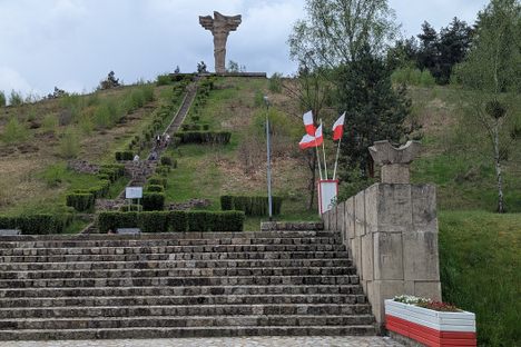 Monument to the Victory at Cedynia on top of Czcibor Mountain
