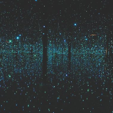 “You Who Are Getting Obliterated in the Dancing Swarm of Fireflies” at the Phoenix Art Museum.