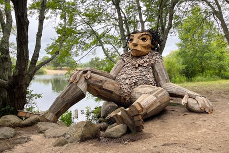 The Troll Statues of Ninigret Park