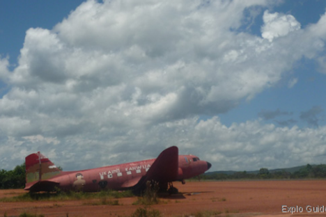 Old DC 3 Plane at Canaima Air Camp