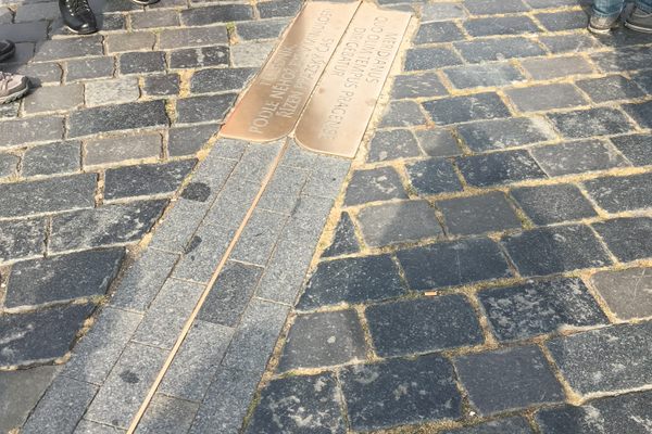 The meridian line.