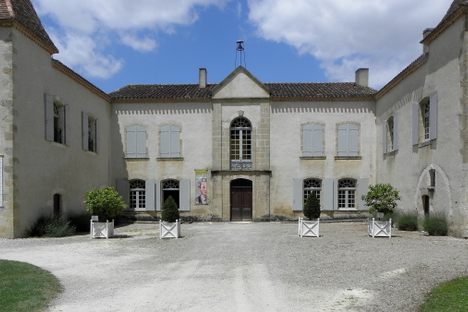 The abbey entrance.