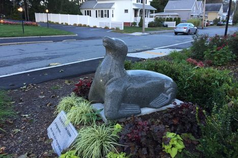 Bridgewater Seal Statue