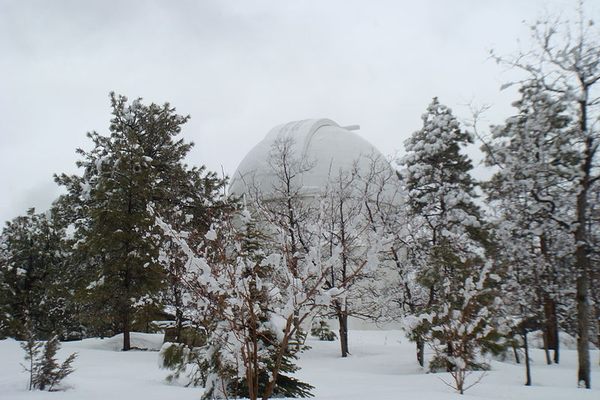 Lowell Observatory in Winter