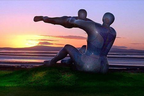 Venus and Cupid Sculpture