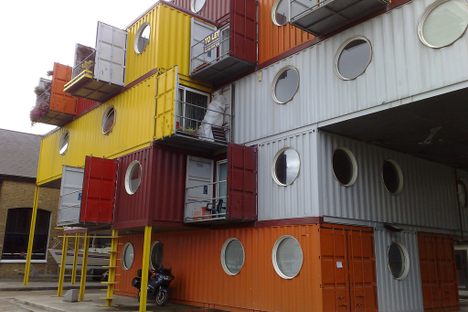 Container City on London's Trinity Buoy Wharf.