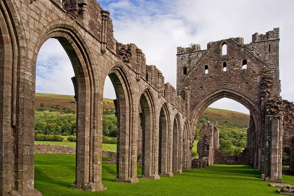 The remains of Llanthony Priory