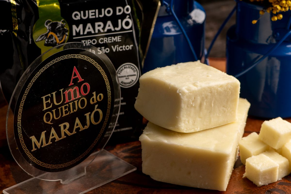Marajó's buffalo cheese from São Victor.
