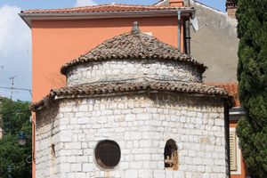 Krstionica Sv. Trojstva (Baptismal Font of the Holy Spirit) in Rovinj, Croatia