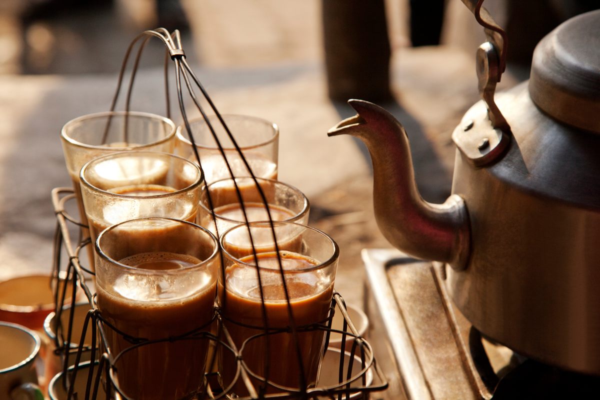 The Indian masala chai tradition really took off after the arrival of the British East India Company.