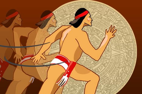 The Aztecs were a nimble bunch, whether they were delivering imperial messages or playing ballgames.