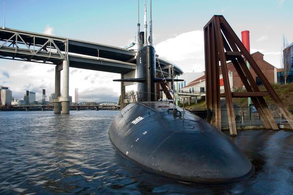 USS Blueback in Portland.