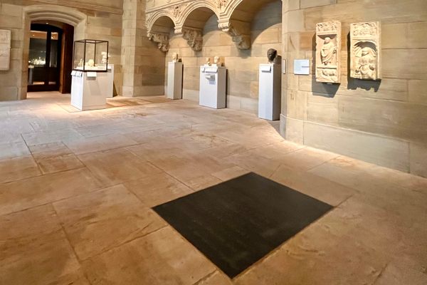 Buried beneath the museum 