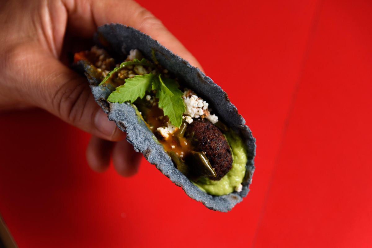 Rigo's recipes for blue foods include bread, tortillas, and pasta.