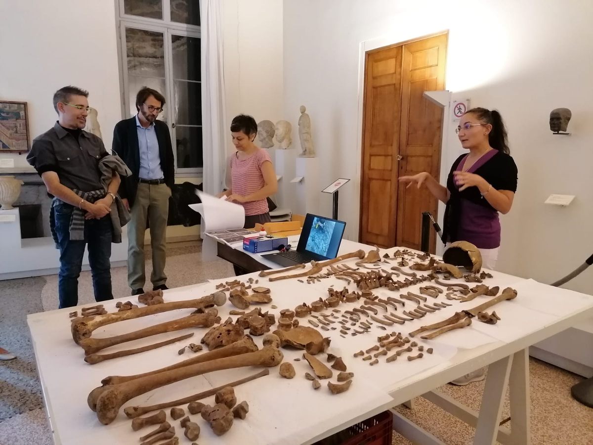 The Italian Ministry of Culture presented and is investigating some of the bones recently uncovered in Saint Mark's Square. 