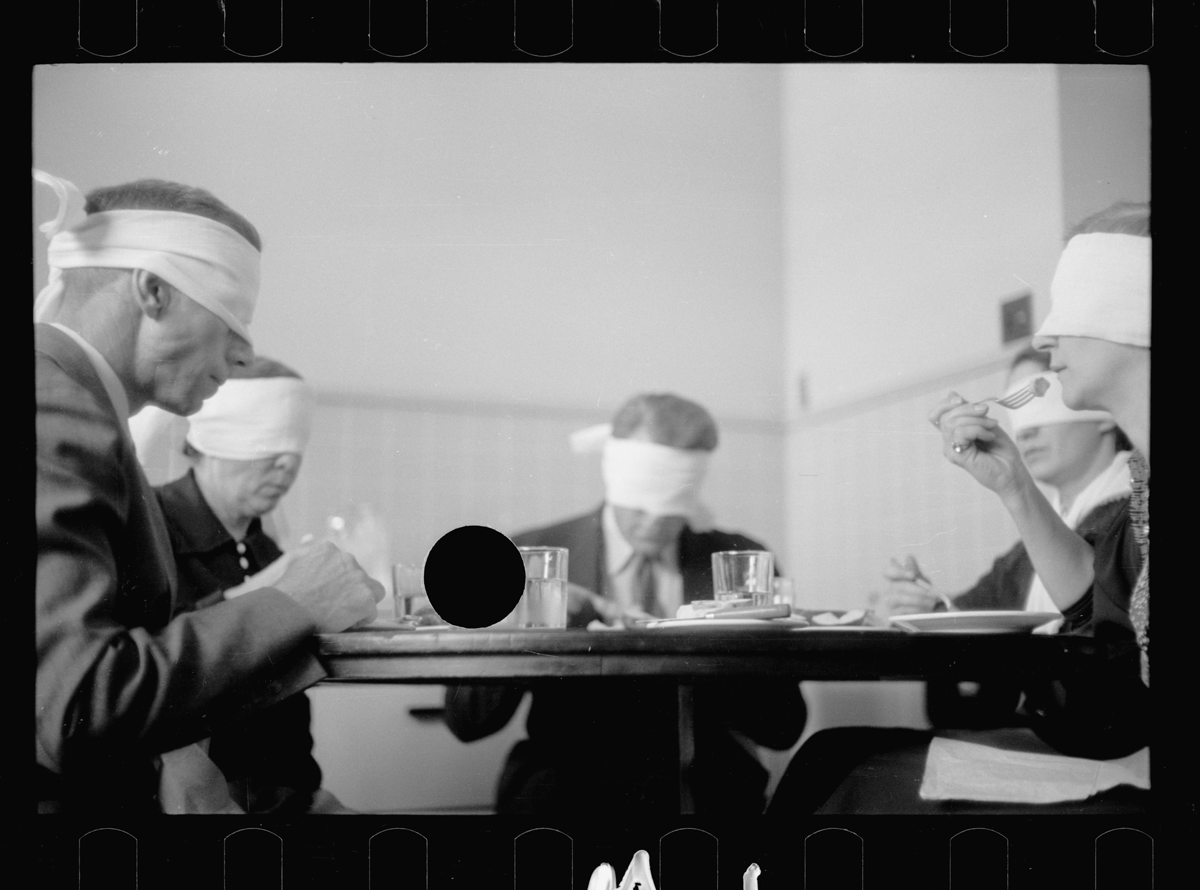 <em>Untitled photo, possibly related to: Meat testing, Prince George's County, Maryland.</em>