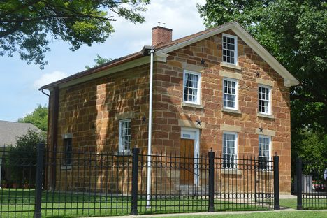 Carthage Jail restored to its 1844 appearance.