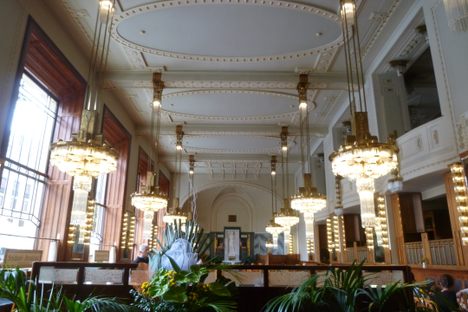 Inside the cafe