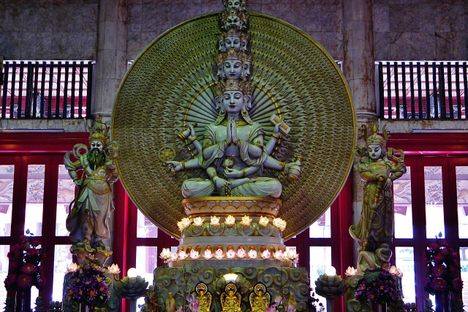 An interior view of Kong Meng San Phor Kark See Monastery.