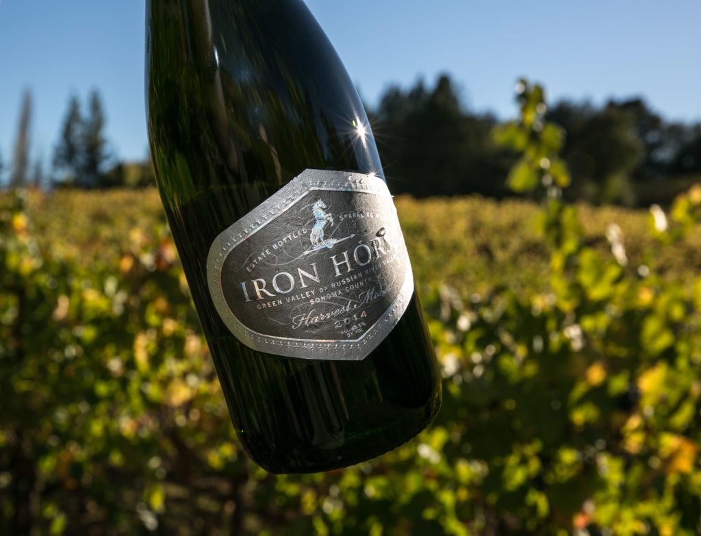 Iron Horse grows pinot noir and chardonnay.
