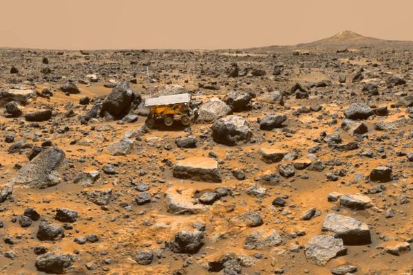 The <em>Pathfinder</em> touched down on Mars on July 4, 1997.