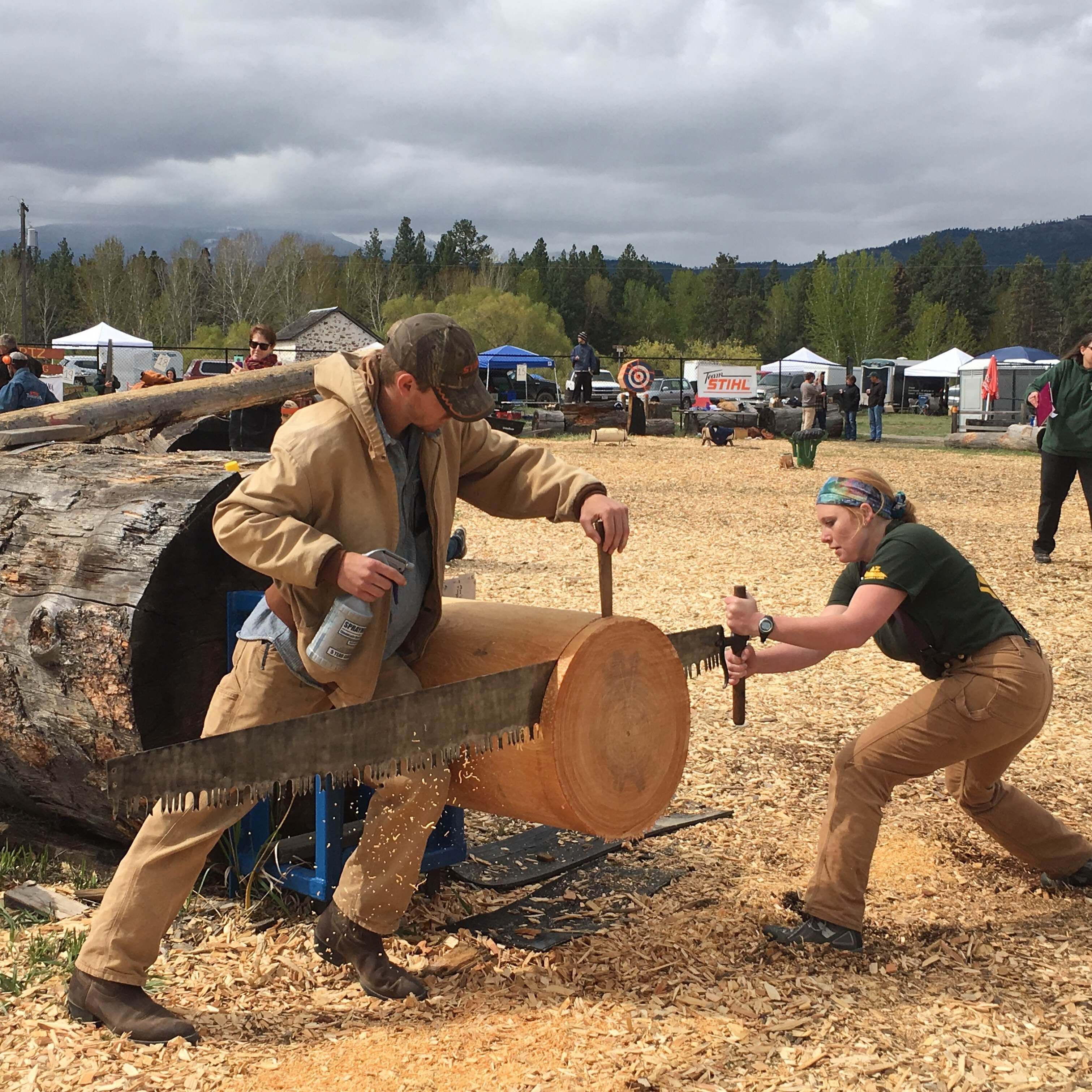 Lumberjack Contests are the Coolest College Extracurricular Atlas Obscura