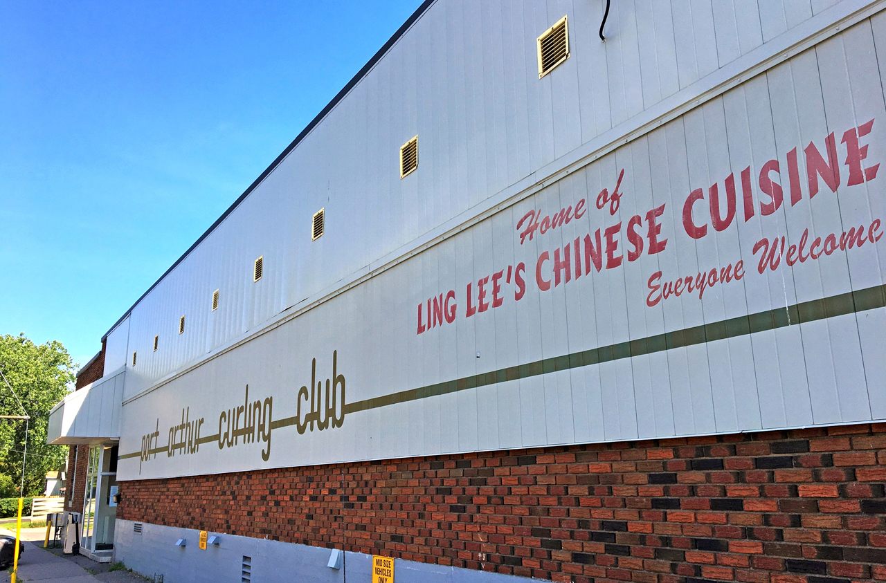 Every curling club in Thunder Bay includes a Chinese restaurant.