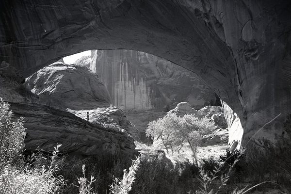 Gregory Natural Bridge in the 1940s