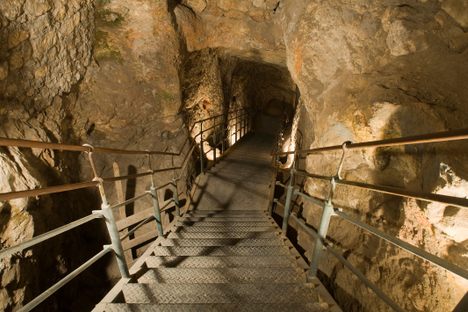 A tunnel in Warren’s Shaft System, which he and his team explored—not particularly safely. 