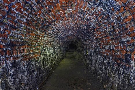 Inside the tunnel 