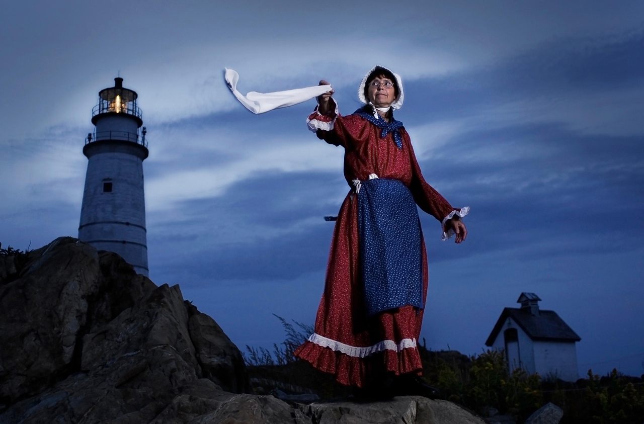 Sally Snowman has served as the keeper of Boston Light for 17 years, and relishes the tradition it involves. 