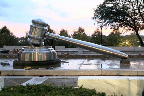 Gavel Sculpture 