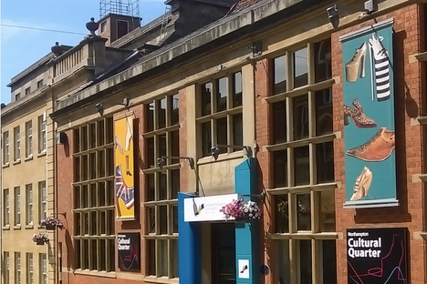 The entrance to the Northampton Museum.