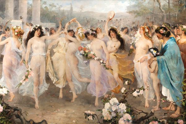 Floral games and nudity were a big part of a spring festival in Ancient Rome.