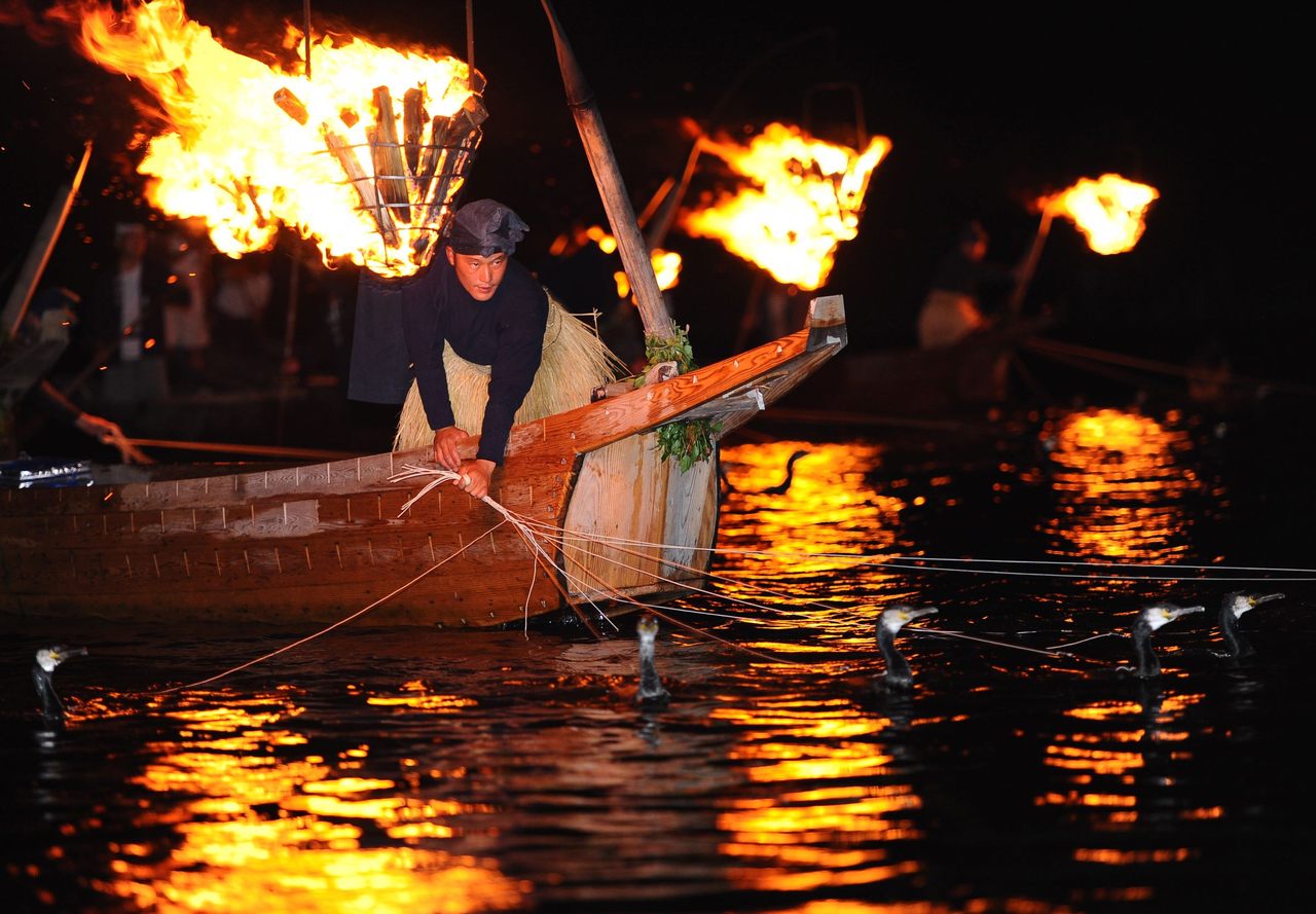 Shuji Sugiyama descends from a long line of master cormorant fishermen—he's now one of only nine left in Japan.