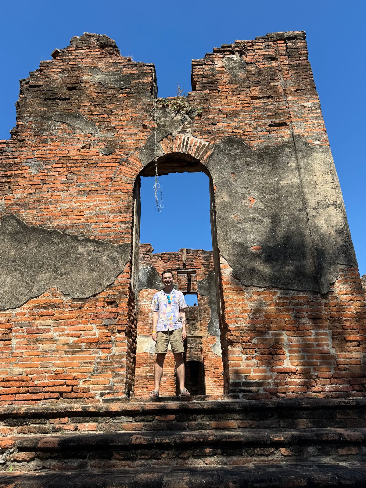 The author at Ban Wichayen in Lopburi, the 17th-century manor where the “Queen of Thai Desserts” once lived.
