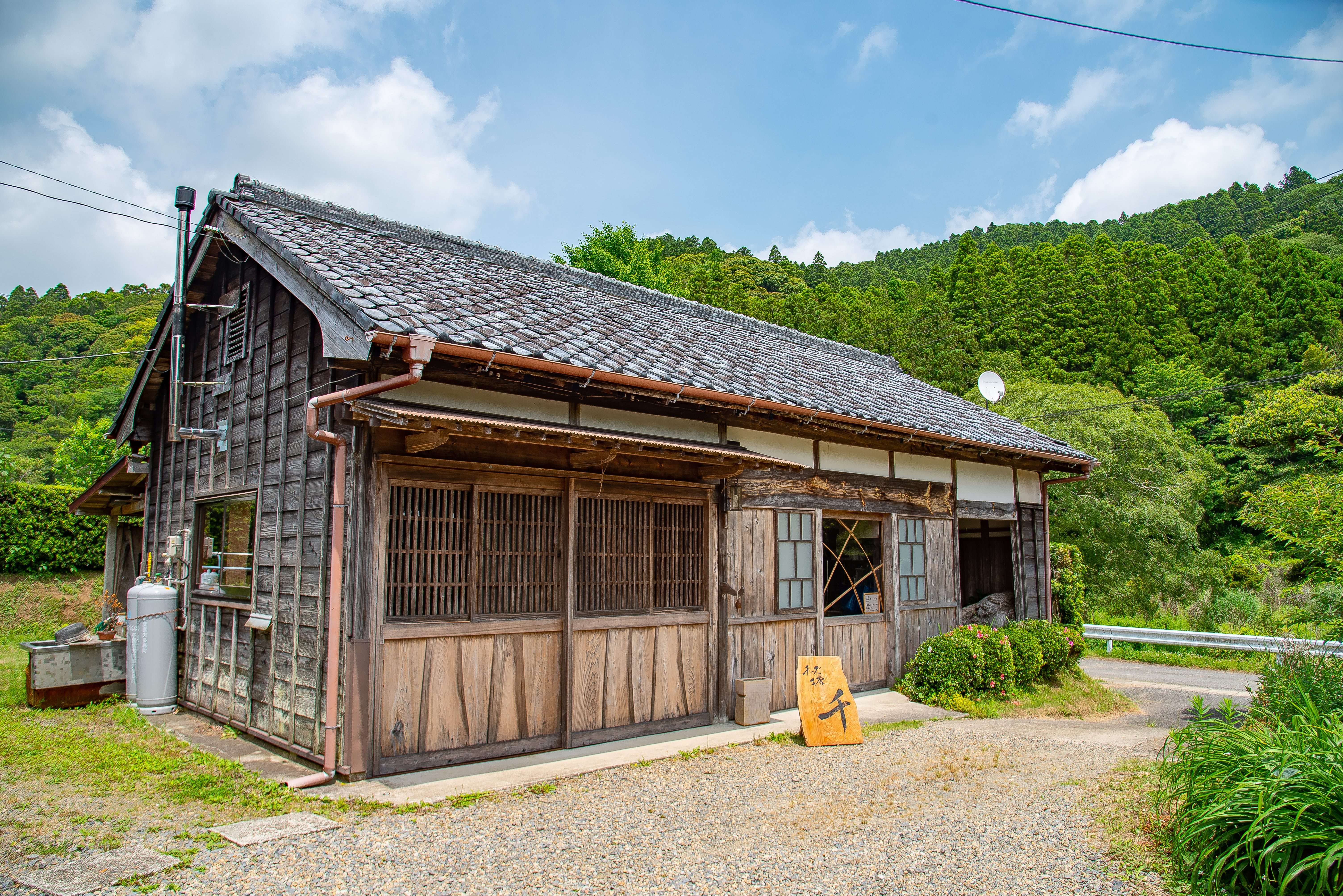 Shibata's cheesery is a traditional Japanese building.