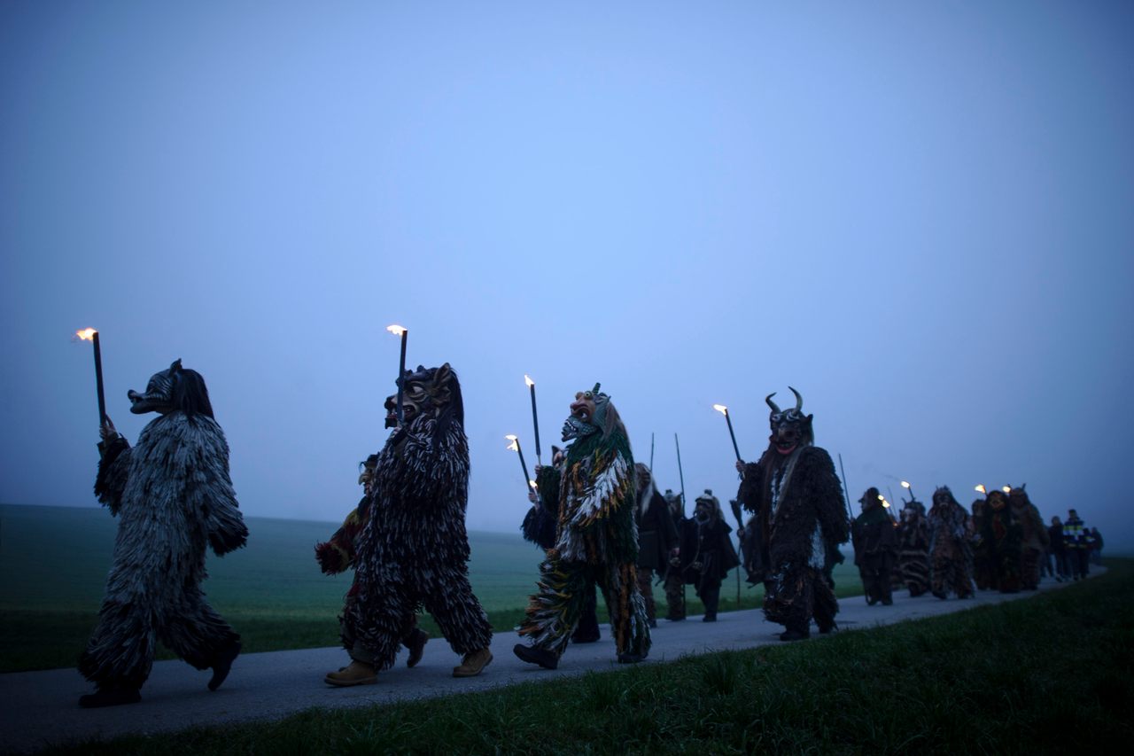 Around the world, people ward off evil Christmas creatures, from witches to kid-eating cats.