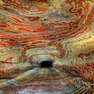Abandoned salt mine.