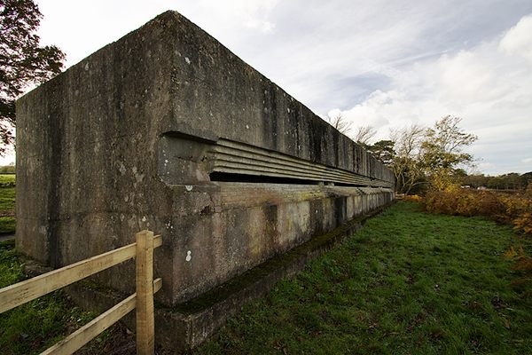 The front side of Fort Henry
