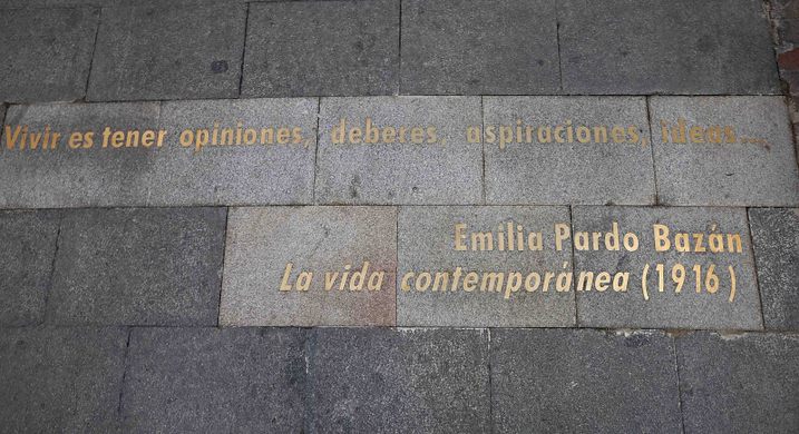 Inscriptions on the Pavement of Huertas Street