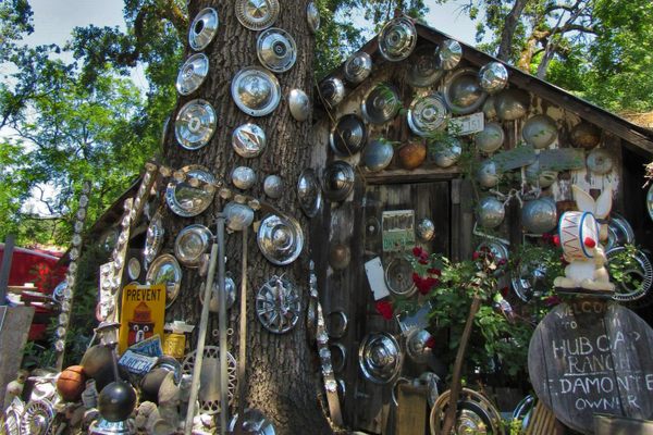 Litto’s Hubcap Ranch represents decades of one man’s folk art vision.