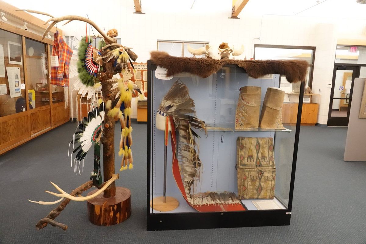 Exhibit at the Eastern Shoshone Cultural Center.