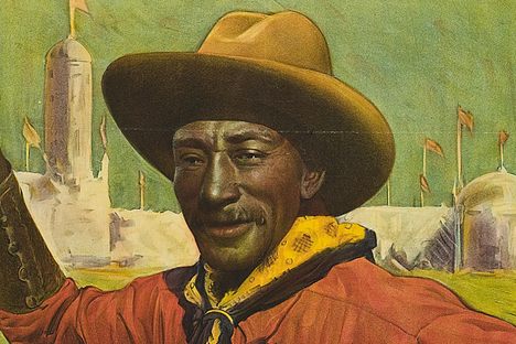 One of the few remaining images of Bill, taken from the poster of his film "The Bull-Dogger" 